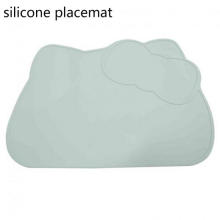 Placemat en silicone en forme de chat